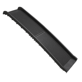 Portable Foldable Pet Ramp Ladder For Dirt Bike Truck - Black (Color: Black)