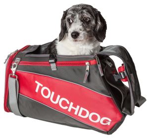 Touchdog Modern-Glide Airline Approved Water-Resistant Dog Carrier (SKU: B81RDLG)
